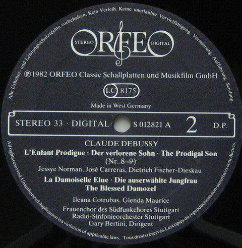 L'Enfant Prodigue • Der Verlorene Sohn • The Prodigal Son / La Damoiselle Elue • Die Auserwählte Jungfrau • The Blessed Damozel