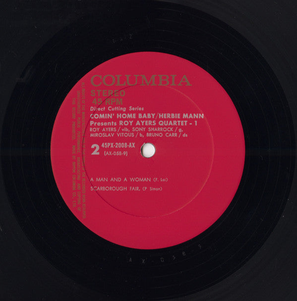 Herbie Mann Presents Comin' Home Baby Roy Ayers Quartet 1