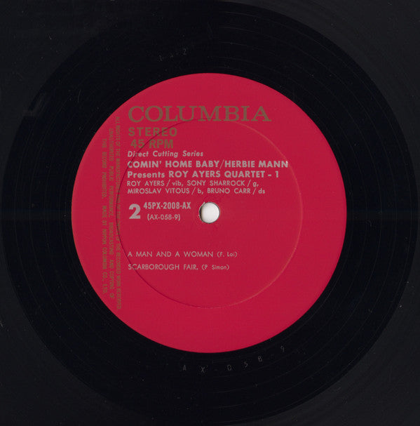 Herbie Mann Presents Comin' Home Baby Roy Ayers Quartet 1