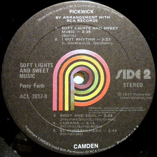 Soft Lights And Sweet Music