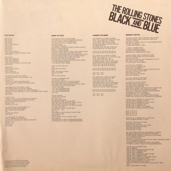 Black And Blue = ブラック・アンド・ブルー