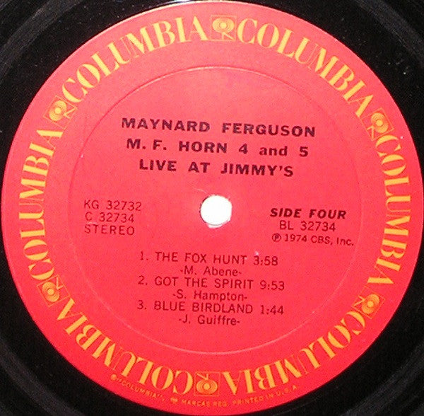 M.F. Horn 4&5: Live At Jimmy's