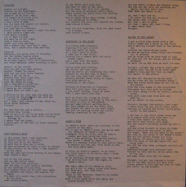 Darkness On The Edge Of Town