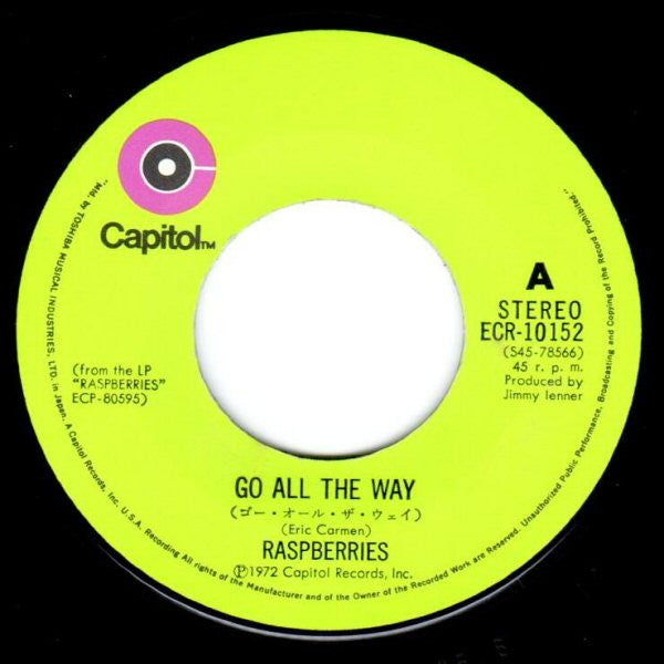 Go All The Way / With You In My Life