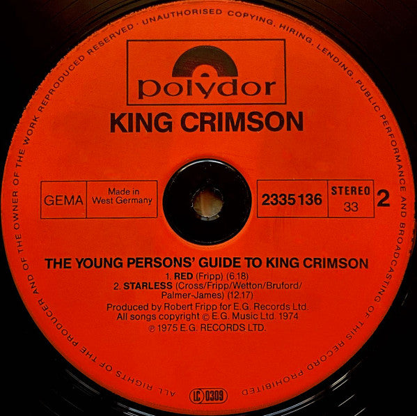 The Young Persons' Guide To King Crimson
