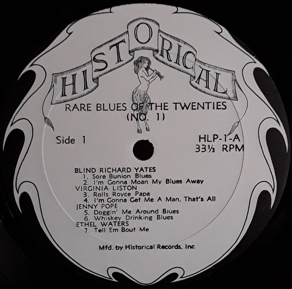 Rare Blues Of The Twenties No. 1 (1924-1929)