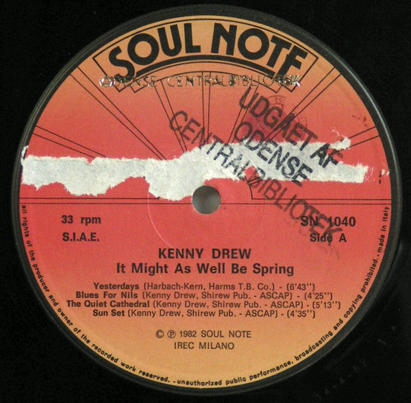 It Might As Well Be Spring