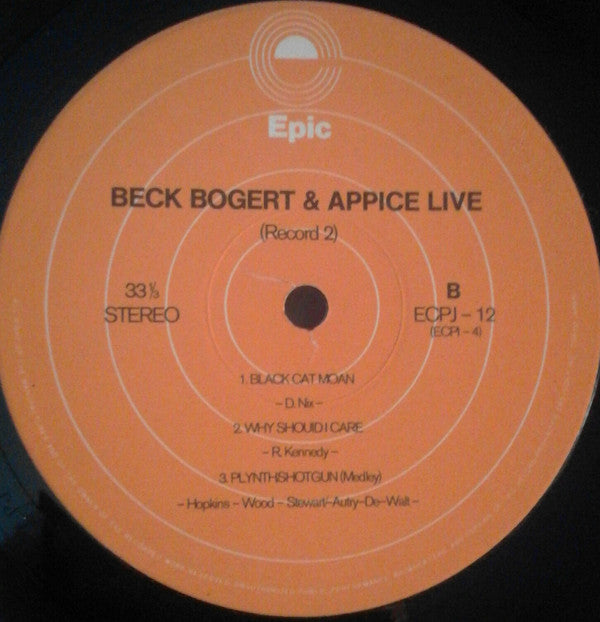 Beck, Bogert & Appice Live