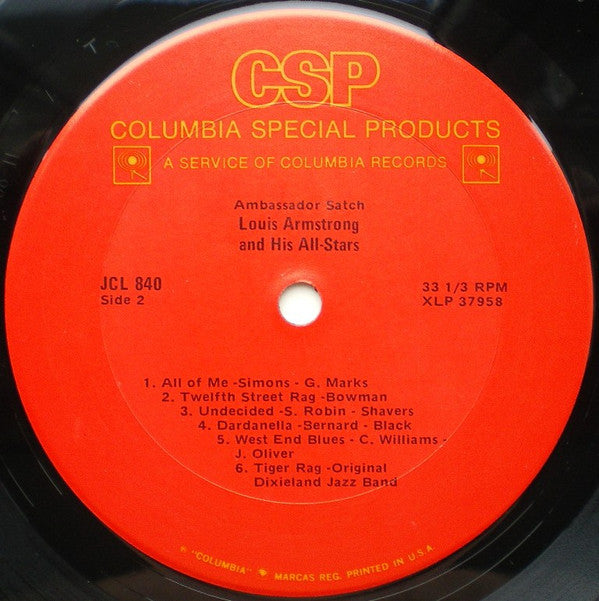 European Concert Recordings By Ambassador Satch