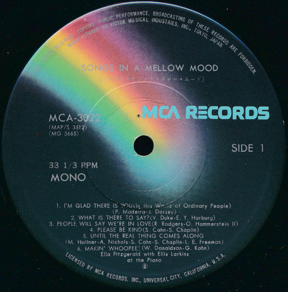 Ella - Songs In A Mellow Mood