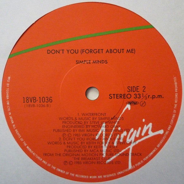 Don't You (Forget About Me)