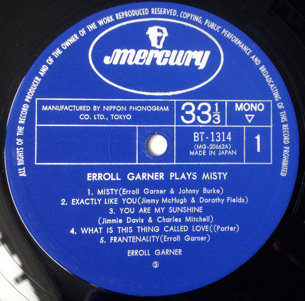 Erroll Garner Plays Misty