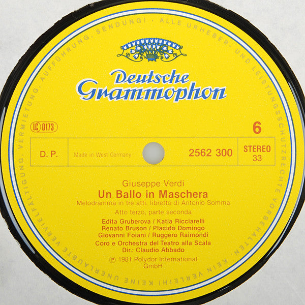 Un Ballo In Maschera = Ein Maskenball = Un Bal Masqué