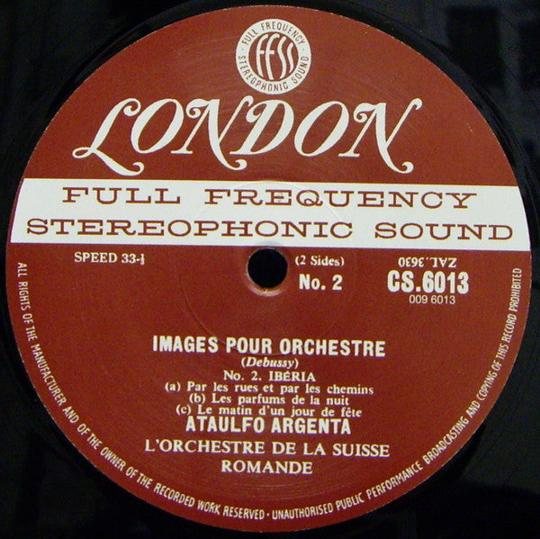 Gigues......... Ibéria .....Rondes Des Printemps (Images Pour Orchestre)