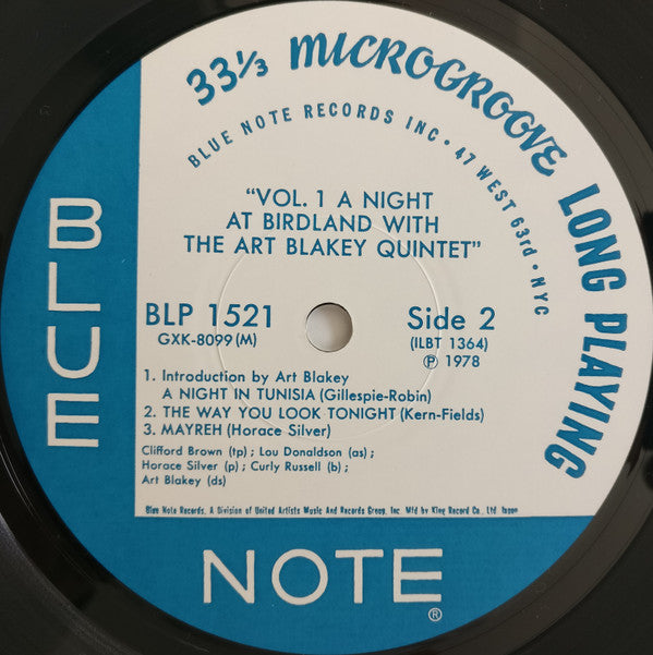 A Night At Birdland Volume 1