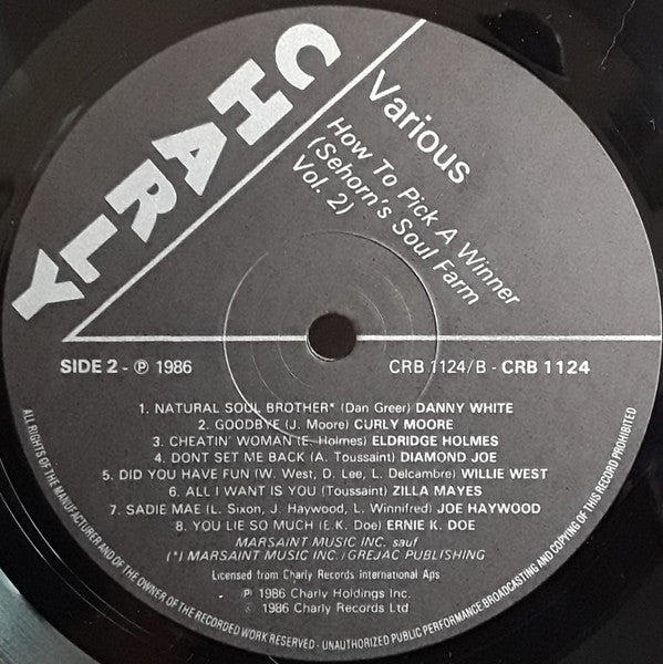 How To Pick A Winner (Sehorn's Soul Farm Vol. 2)