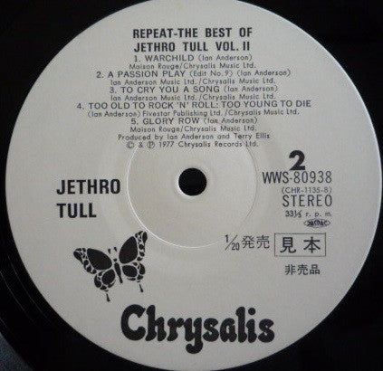 Repeat - The Best Of Jethro Tull - Vol. II