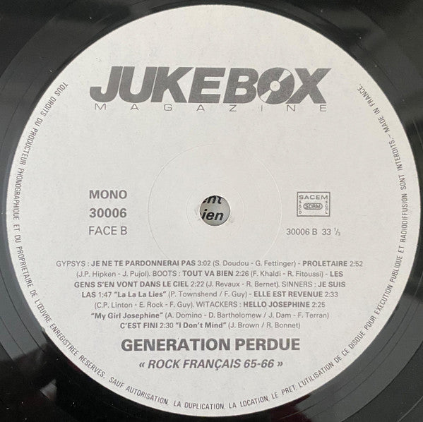 Generation Perdue (Rock Français 65-66)