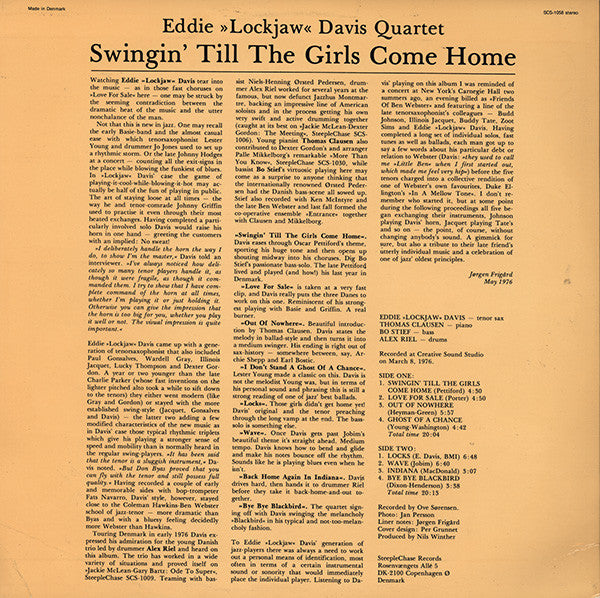 Swingin' Till The Girls Come Home