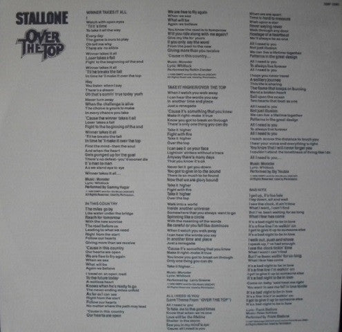 Over The Top (Original Motion Picture Soundtrack)