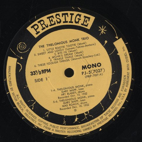 Thelonious Monk Trio