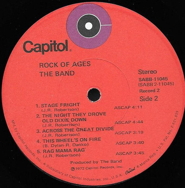 Rock Of Ages (The Band In Concert)