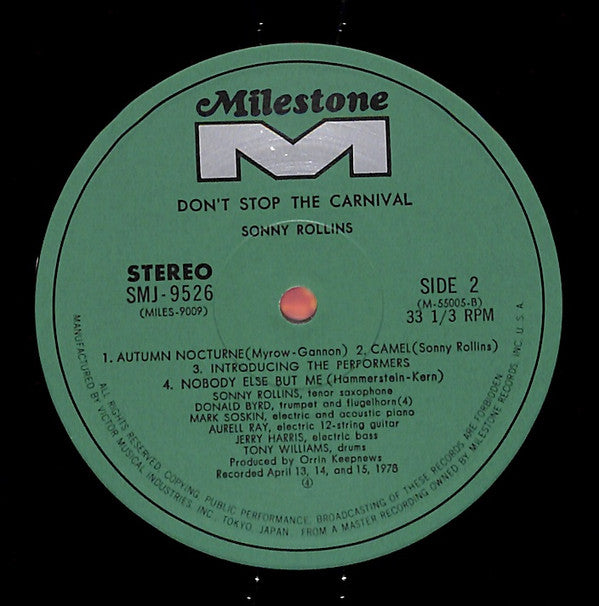 Don't Stop The Carnival