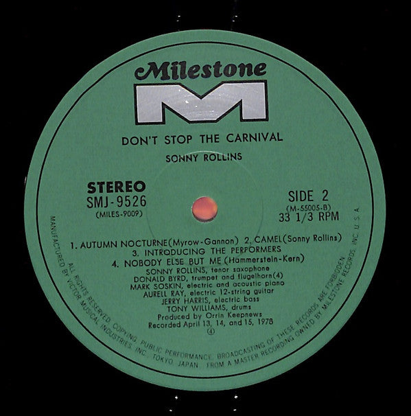 Don't Stop The Carnival
