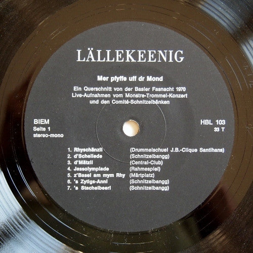 Fasnacht 1970 - Mer Pfyffe Uff Dr Mond