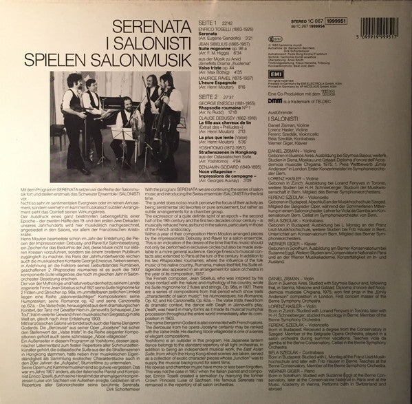 Serenata • I Salonisti Spielen Salonmusik