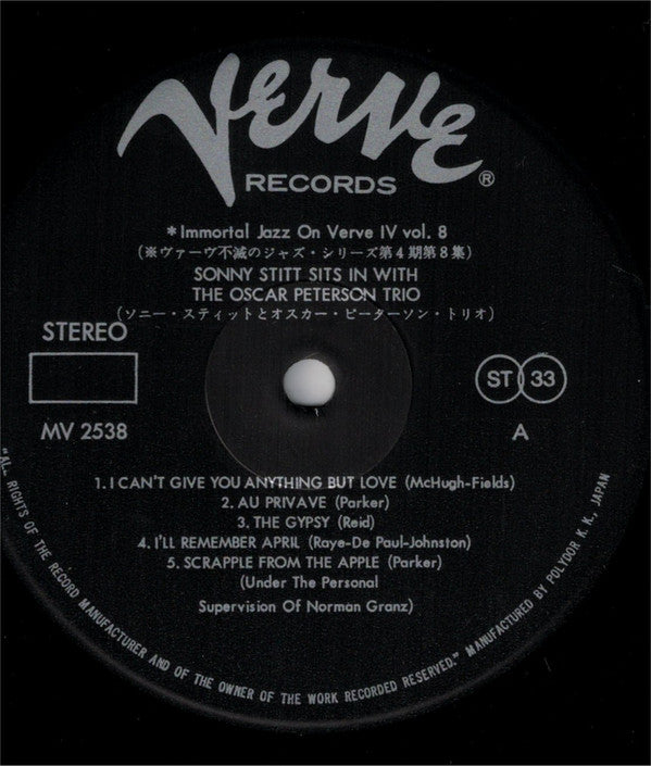 Sonny Stitt Sits In With The Oscar Peterson Trio