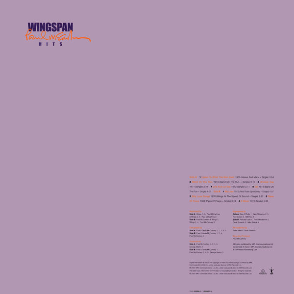 Wingspan - Hits And History