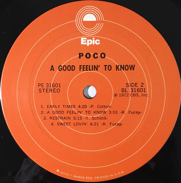 A Good Feelin' To Know