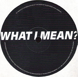 D'You Know What I Mean?