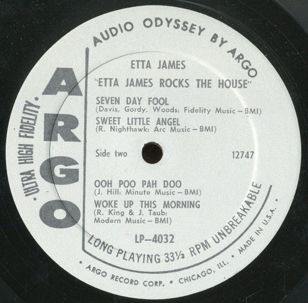 Etta James Rocks The House