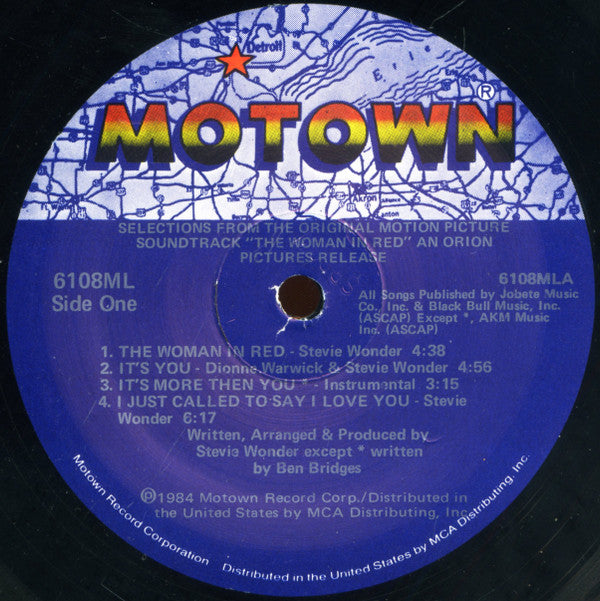 The Woman In Red (Selections From The Original Motion Picture Soundtrack)