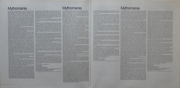 Mythomania (Von Hexen, Feen, Wassermännern, Zauberern Und Geistern - Lieder Und Instrumentalstücke)