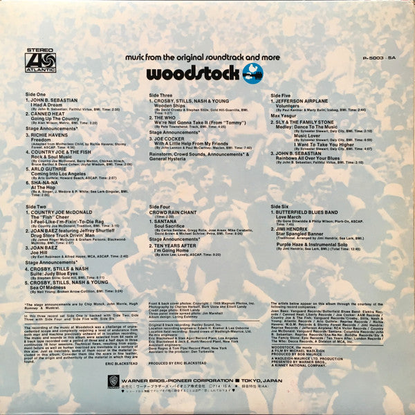 Woodstock - Music From The Original Soundtrack And More