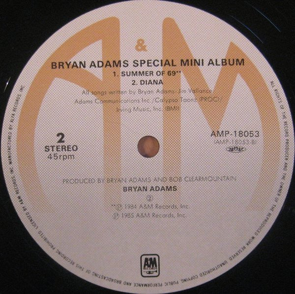 Bryan Adams Special Mini Album