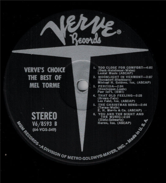 The Best Of Mel Tormé