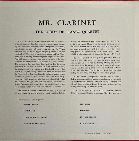 Mr. Clarinet