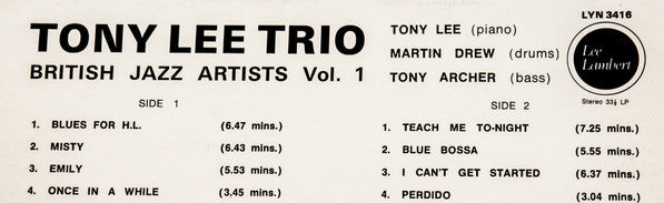 British Jazz Artists Vol.1