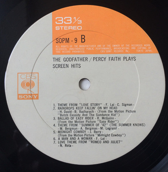 The Godfather (Percy Faith Plays Screen Hits)