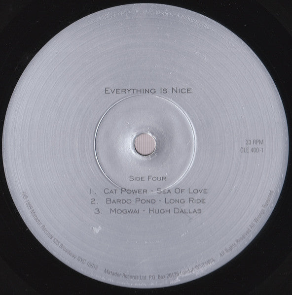 Everything Is Nice - The Matador Records 10th Anniversary Anthology