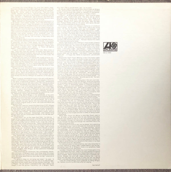 The Art Of Charles Mingus (The Atlantic Years)