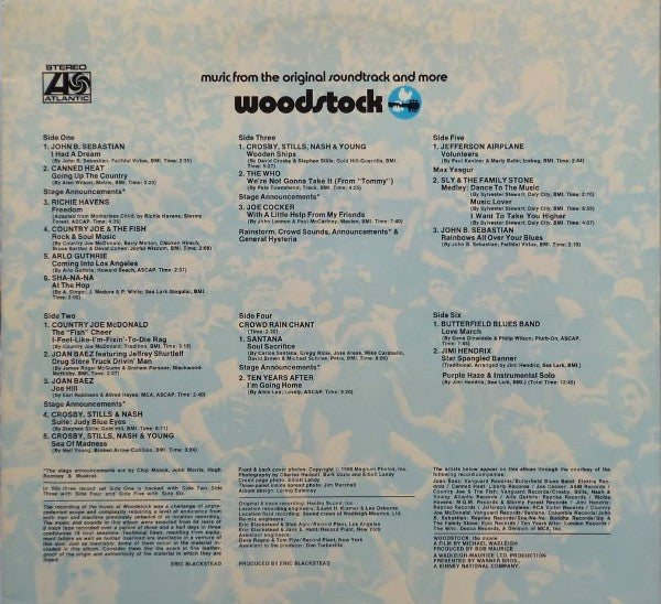 Woodstock - Music From The Original Soundtrack And More