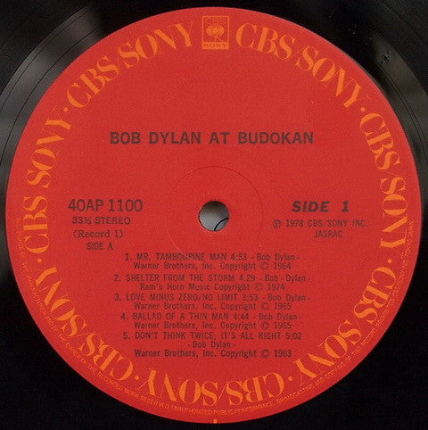 Bob Dylan At Budokan