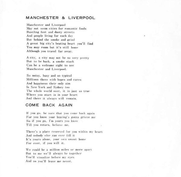 マンチェスターとリヴァプール = Manchester And Liverpool