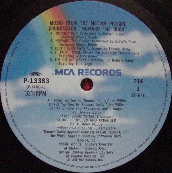 Howard The Duck - Music From The Motion Picture Soundtrack)