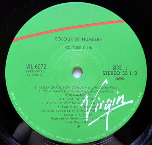 Colour By Numbers = カラー・バイ・ナンバーズ